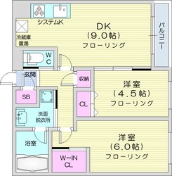 白石駅 徒歩7分 3階の物件間取画像